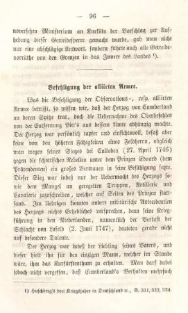 Befehligung der alliirten Armee.
