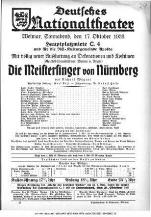 Die Meistersinger von Nürnberg