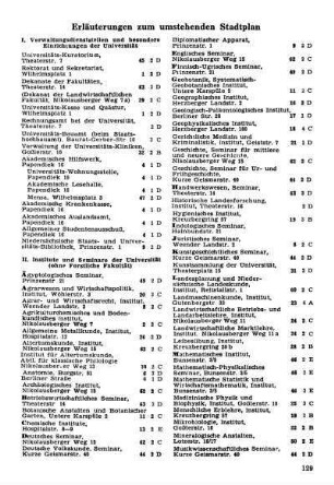 Erläuterungen zum umstehenden Stadtplan
