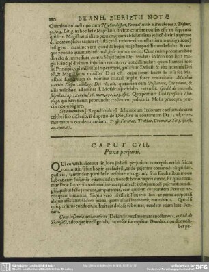 Caput CVII. Poena periurii