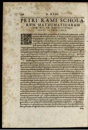 Petri rami scholarum mathematicarum. XV.