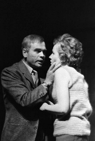 Szenenbilder aus "Affäre Blum" von Erich Engel und R. A. Stemmle. Volksbühne Berlin, 29.05.1961