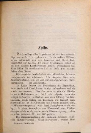 Lehrbuch der Zoochemie