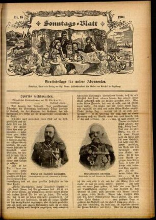 Ausgabe vom Sonntag, den 10. April 1904.