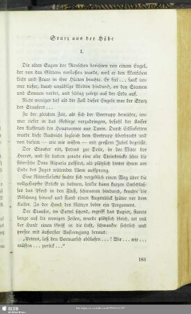 Sturz aus der Höhe