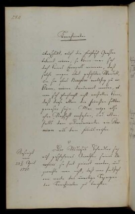 Entzug des Stipendiums des Studierenden Schaedeler.