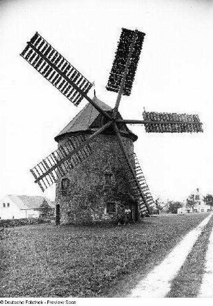 Turmwindmühle : wohl Reichenbach (Oberlausitz). Turmwindmühle