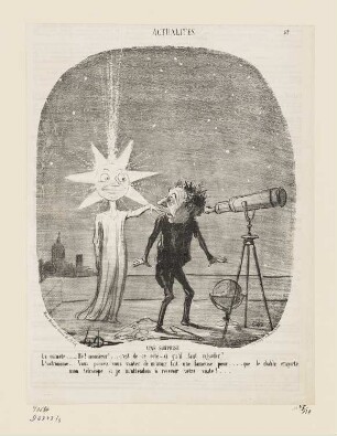 Une surprise, Blatt 52 der Folge "Actualités“, in: „Le Charivari“, Paris 1853