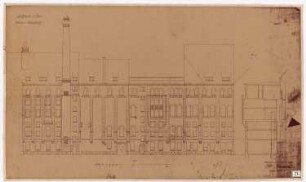 Königliches Residenzschloss Posen, Posen: Ansichten am Wirtschaftshof 1:100