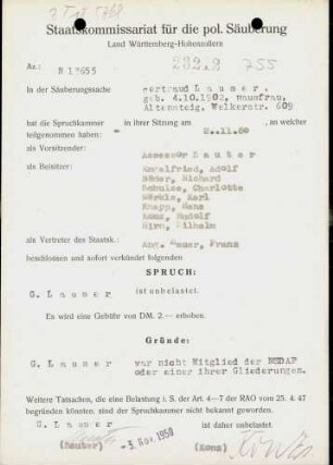 Lauser, Gertrud