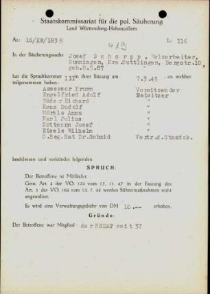 Schorpp, Josef