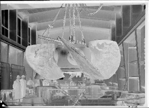 Staustufe Ottendorf. Laufrad der Turbine 2.