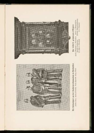 Die Teilnehmer an der Kaiserproklamation in Versailles / Die 1870/71 gefallenen Offiziere