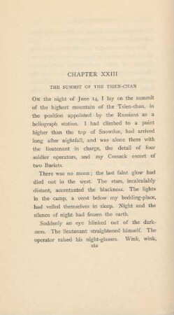 Chapter XXIII. The summit of the Tsien-chan
