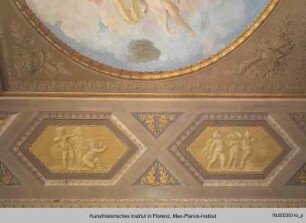 Venus und Cupido vor Jupiter