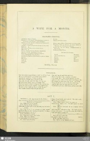 A Wife For A Month