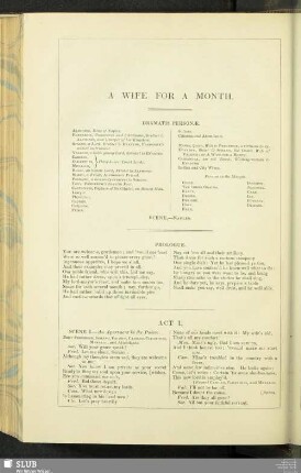 A Wife For A Month