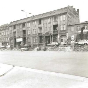 Cottbus, Marienstraße 21/22. Wohn-und Geschäftshäuser (um 1905). Straßenansicht