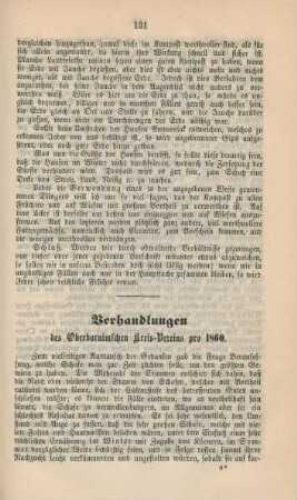 Verhandlungen des Oberbarnimschen Kreis-Vereins pro 1860.
