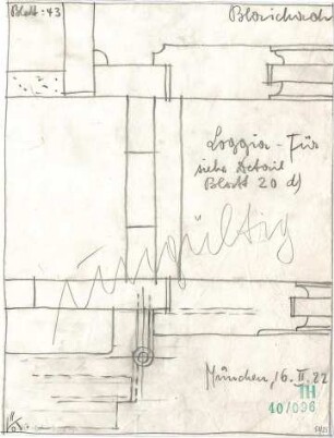 Fischer, Theodor; Blaichach; Haus Gradner - Loggia - Tür (Detail)