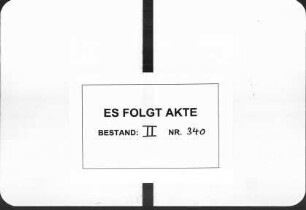 Instruktionen für die hier bestehenden Innungen und deren Geschäftsführung
