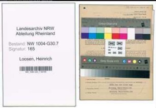 Entnazifizierung Heinrich Loosen , geb. 21.10.1911 (Kapitaen)