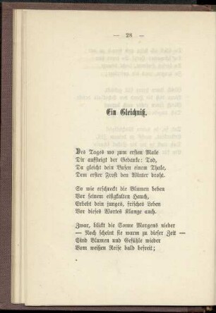 Ein Gleichniß
