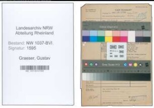 Entnazifizierung Gustav Graeser , geb. 10.04.1894 (Kassierer)