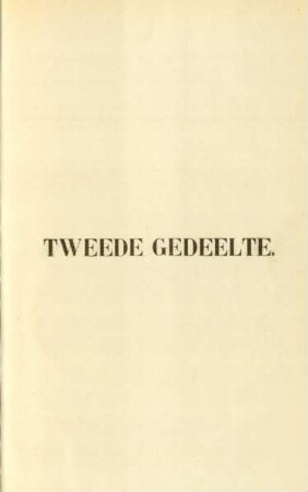 Tweede gedeelte