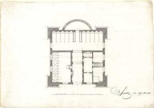 Speeth, Peter; Cordons Haus für die Cavallerie - Grundriss