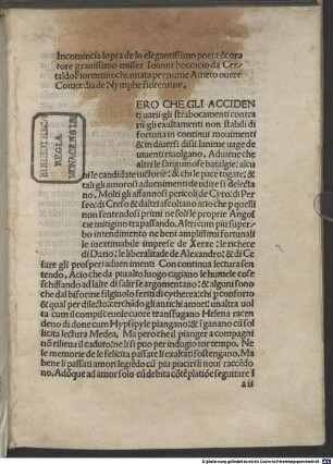 Ameto : mit Gedicht von Hieronymus Bononius und RS (?)