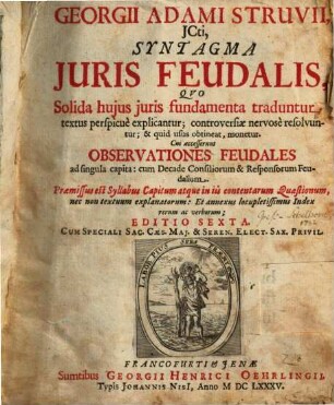 Systema iuris feudalis