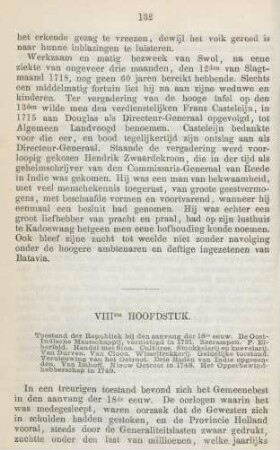 VIIIste [XIde] hoofdstuk. Toestand der republiek bij den aanvang der 18 de eeuw. ...