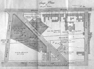 Lage-Plan, 07. November 1900