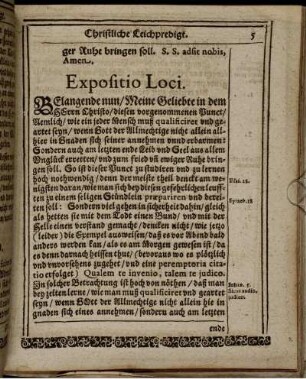 Expositio Loci.