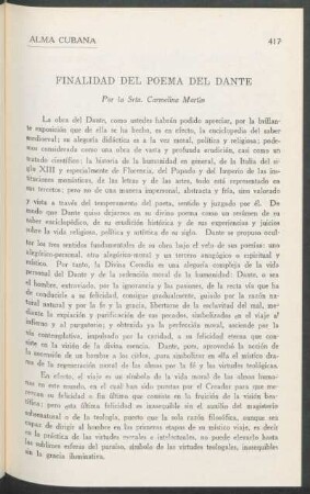 Finalidad del poema del Dante