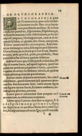 De Orthographia.