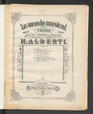 No. 6: Lucrezia Borgia : (pour flûte, violon et piano)