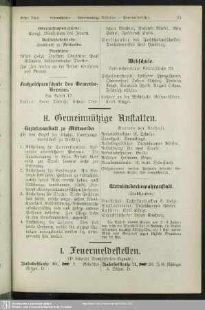 Feuermeldestellen