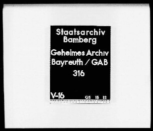 Reise des Geheimen Rats von Stein nach Bamberg