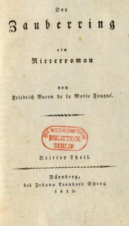 Theil 3: Der Zauberring