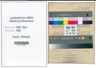 Entnazifizierung Wilhelm Kook, geb. 29.11.1891 (Verw.Inspektor)