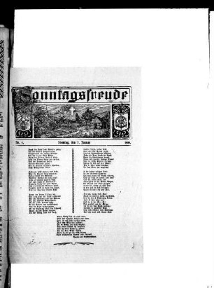 Sonntagsfreude : Gratis-Beilage zur Gladbecker Zeitung
