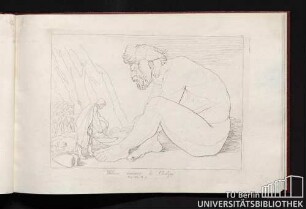 Ulisse ennivre le Ciclope. Hom. Odys. Ch. 9