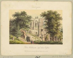 Die Kirchen-, Klosterruine auf dem Oybin im Zittauer Gebirge