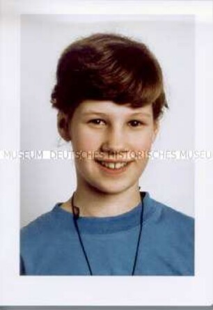 "Anke" aus der Serie: Kinder einer Schulklasse, Portraits 1990-1998