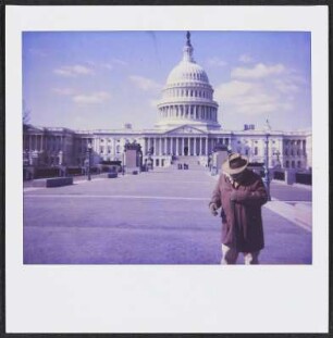 Wolfram Siebeck vor dem Kapitol in Washington D.C.