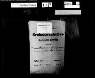 Deichpolizeiliche Angelegenheiten im Amte Fredeburg Bd.1