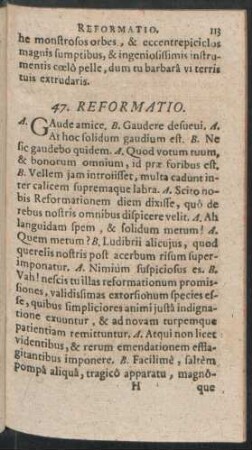 47. Reformatio
