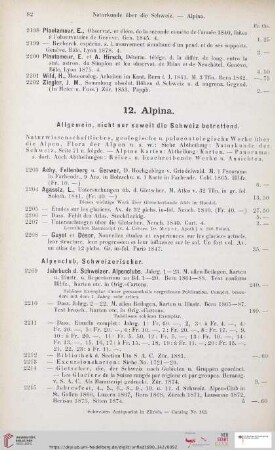12. Alpina (Nr. 2203 - 2403)